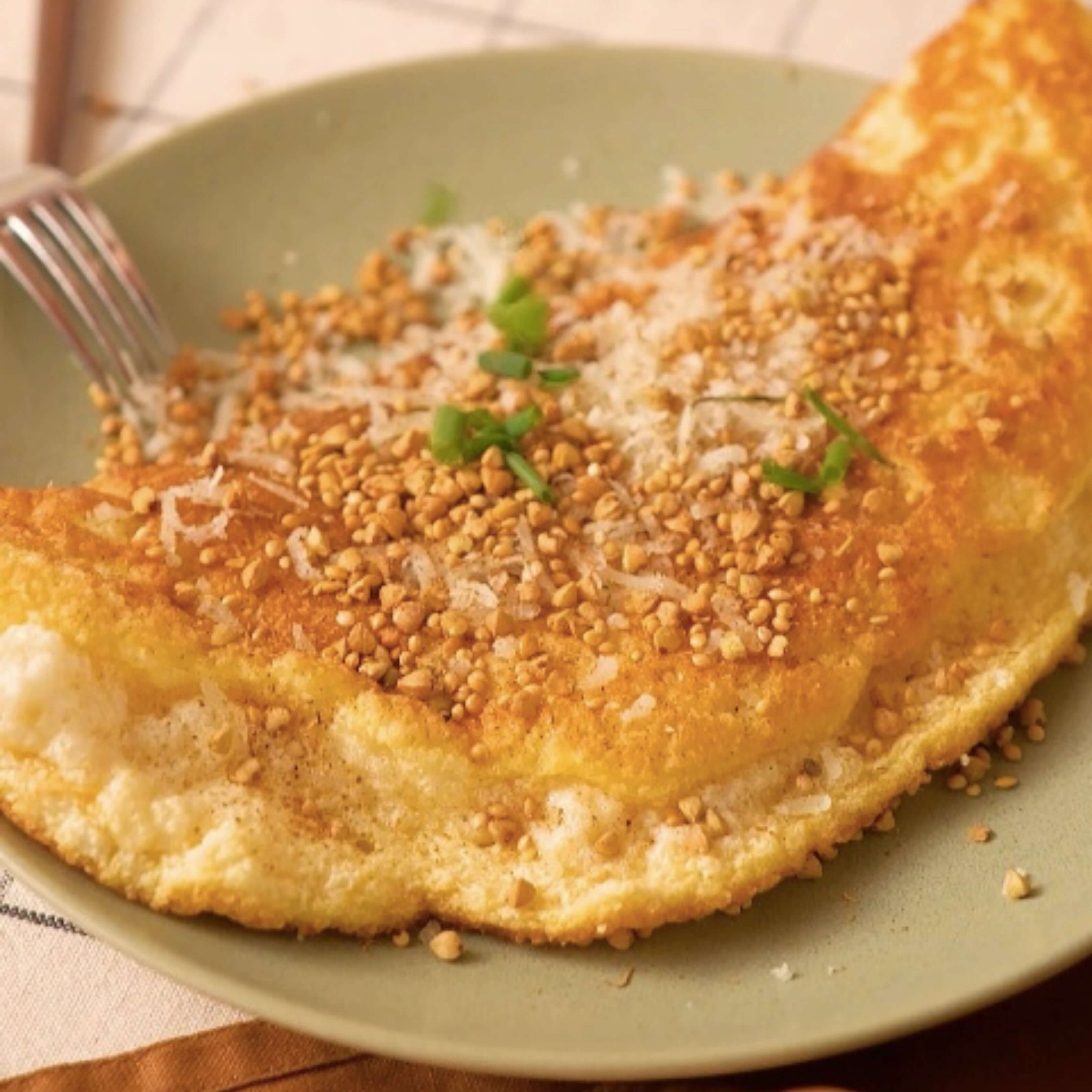 Bulut Omlet (Filizlendirilmiş Çıtır Karabuğday & Darı ile)