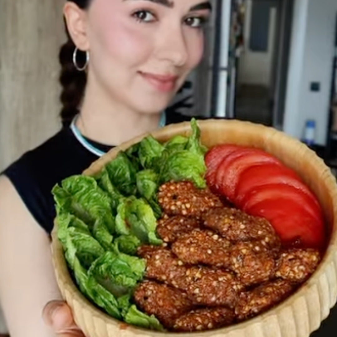@zeynoyilmaztas'tan Filizlendirilmiş Çiğ Karabuğdayla Glütensiz Çiğköfte
