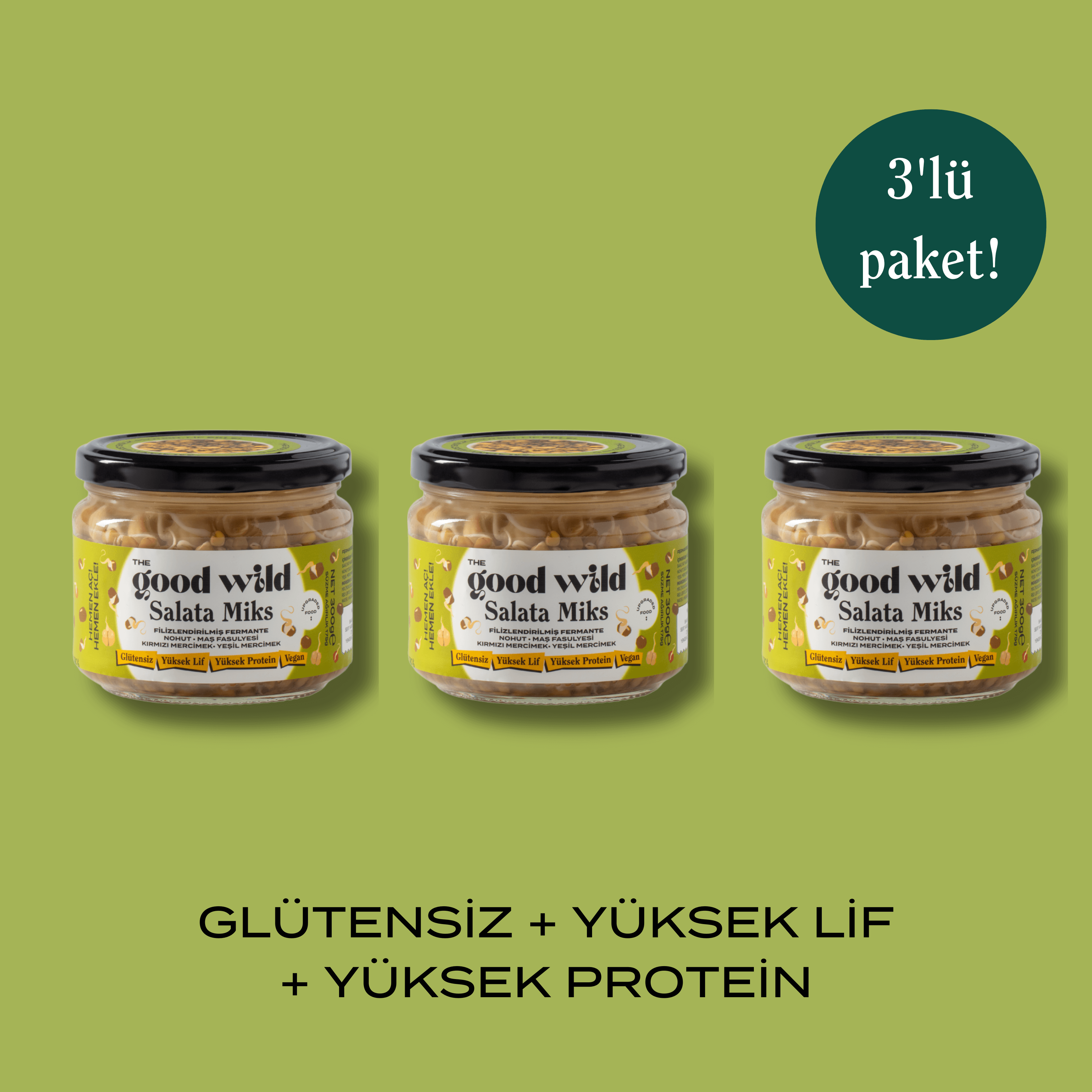 Fermante Salata Miks 3'lü Paket – TheGoodWild