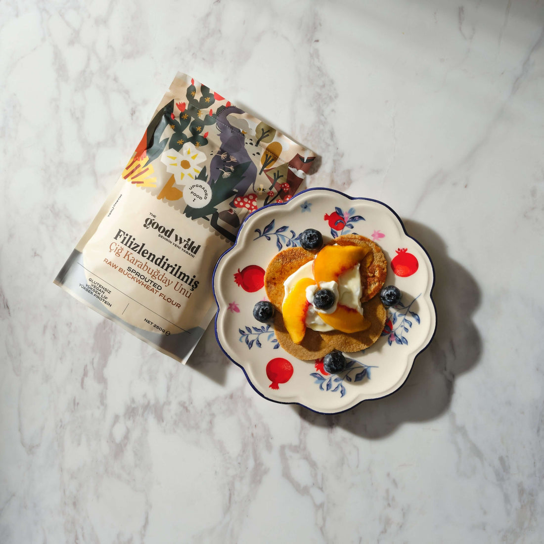 Filizlendirilmiş Çiğ Karabuğday Unuyla Krep