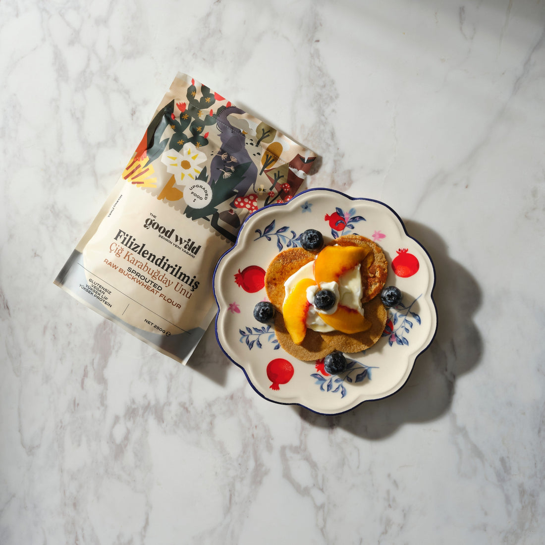 Filizlendirilmiş Çiğ Karabuğday Unuyla Krep