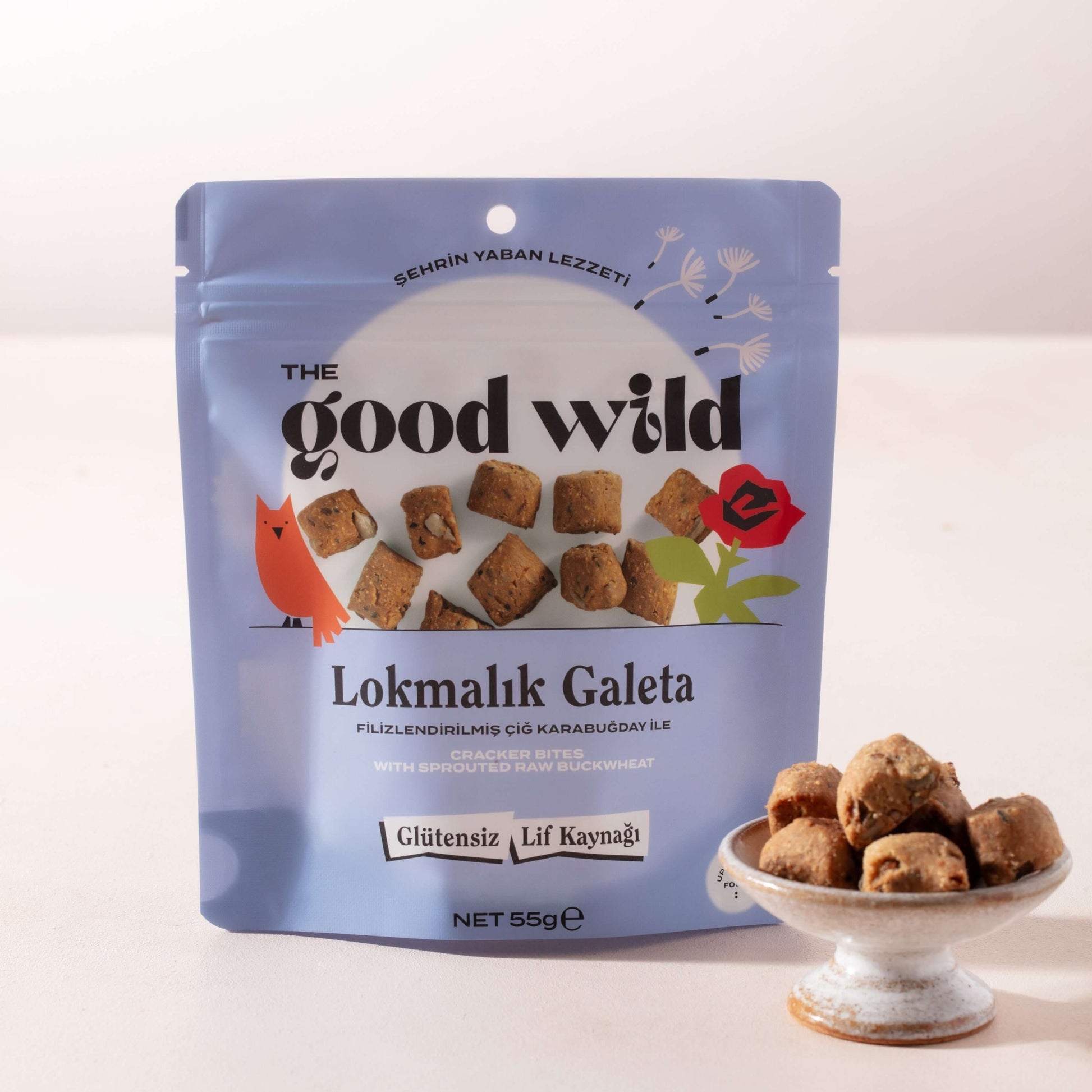 Lokmalık Galeta - Filizlendirilmiş bakliyatlar ile hafif, besleyici atıştırmalık, glütensiz, lif kaynağı.