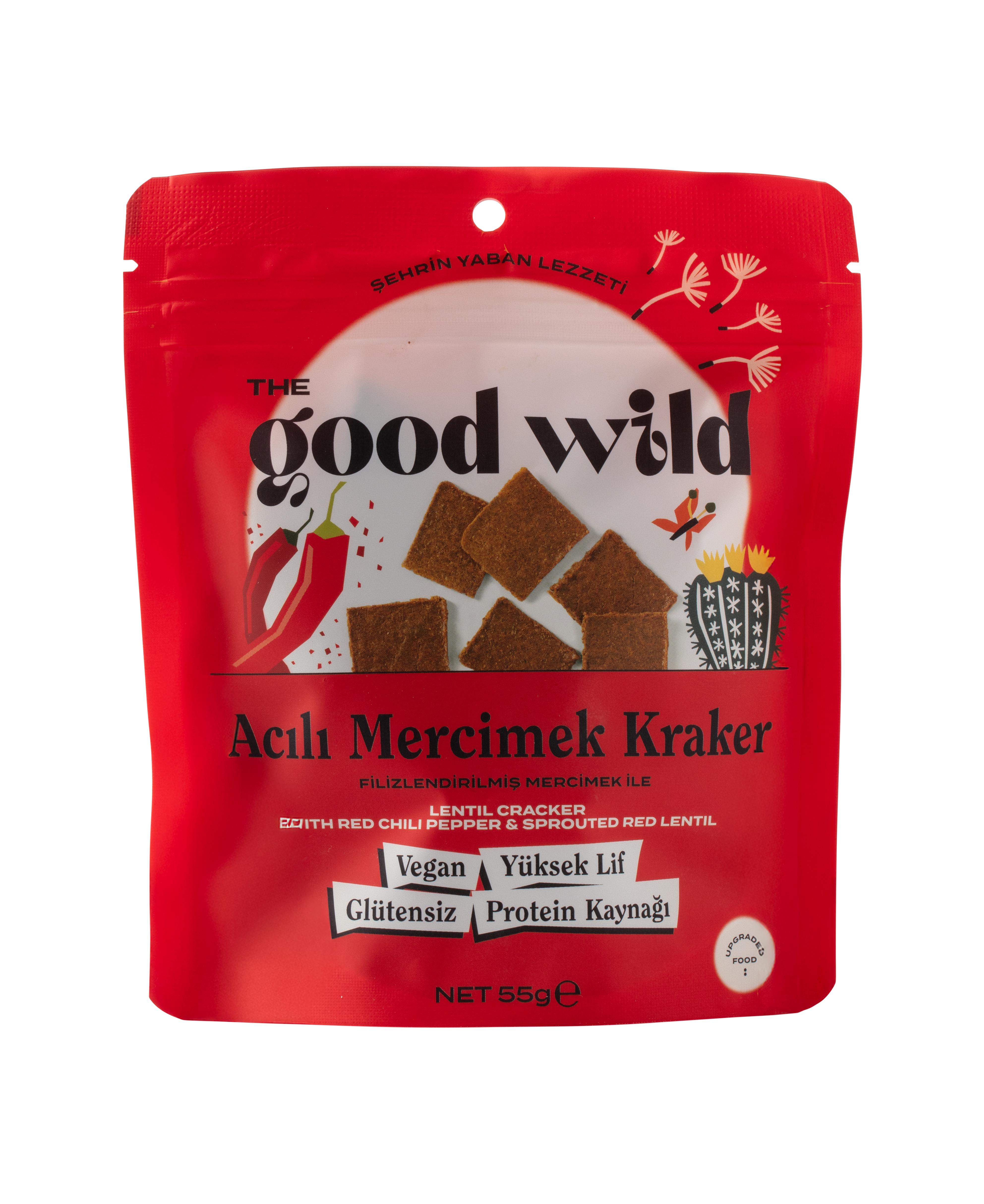 Acılı Mercimek Kraker