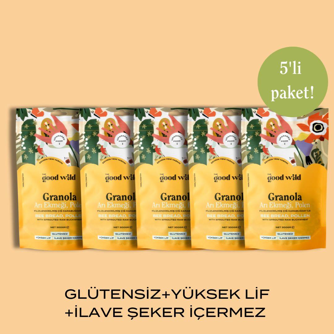 Granola Arı Ekmeği & Polen 5'li Süper Paket