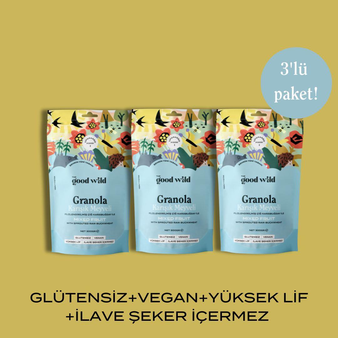 Granola Karışık Meyveli 3'lü Avantaj Paketi