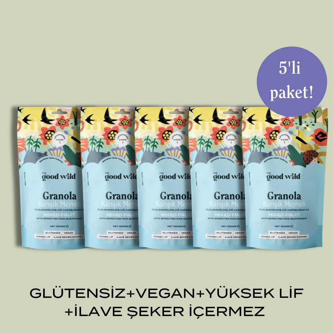 Granola Karışık Meyveli 5'li Süper Paket