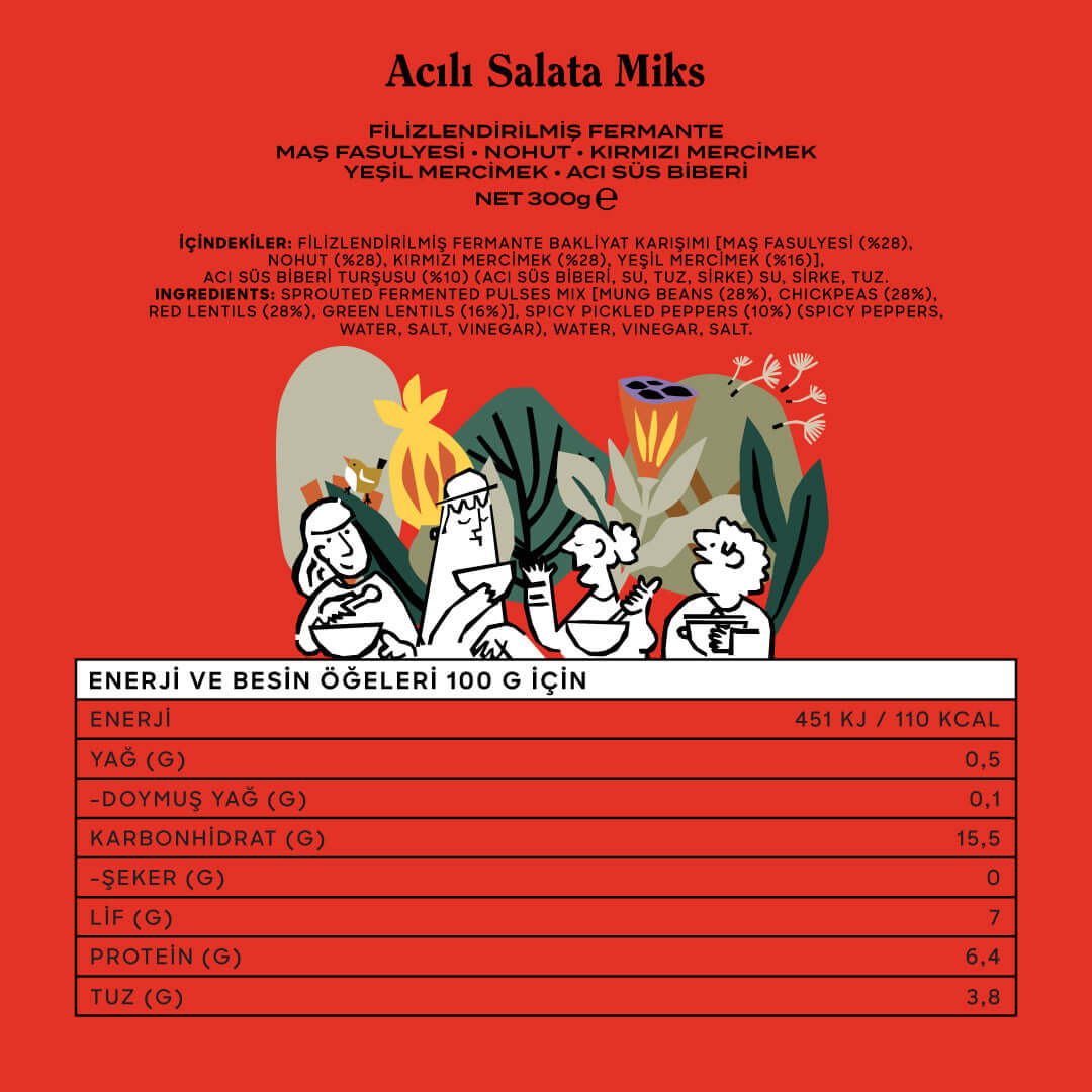 Fermante Salata Miks Karma 3'lü Paket