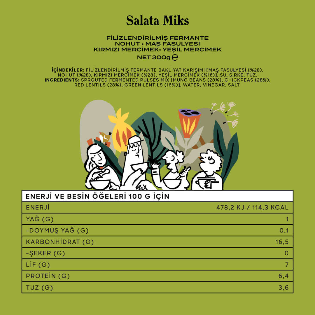 Fermante Salata Miks Karma 3'lü Paket