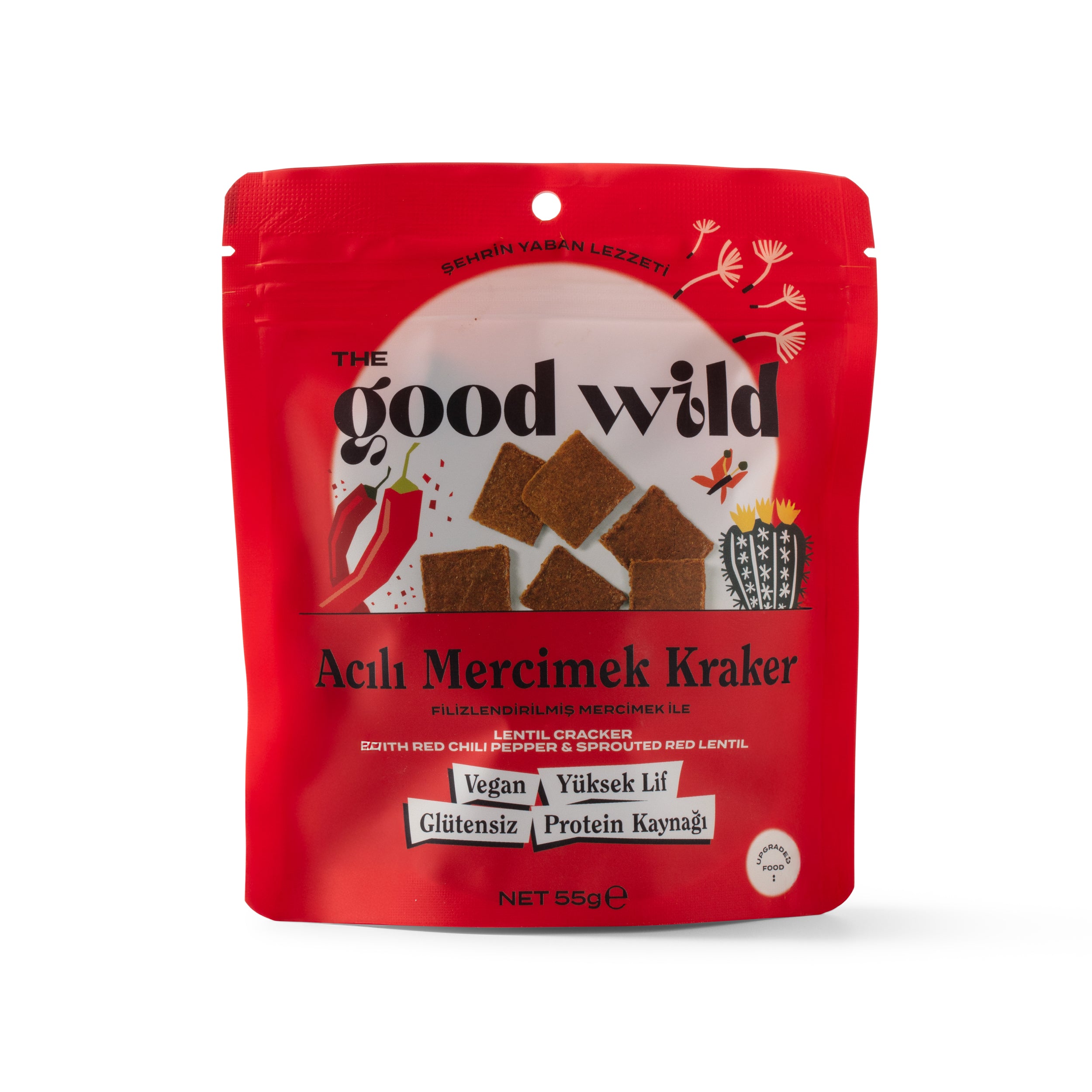 Acılı Mercimek Kraker