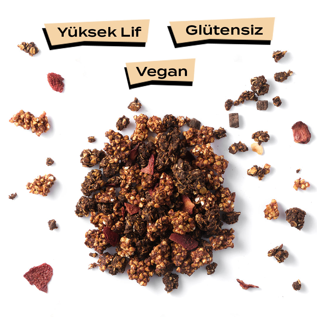 Çilekli Çikolatalı Granola, 3'lü Avantaj Paketi