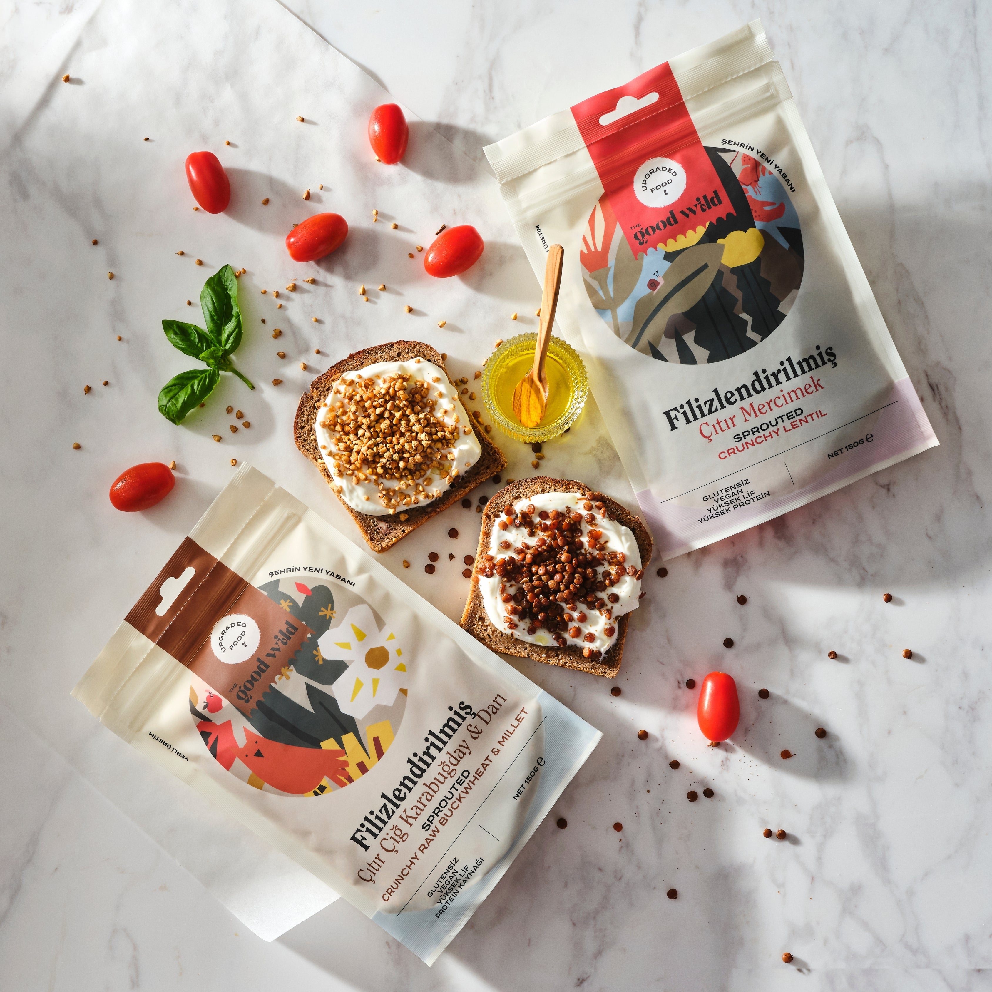 Filizlendirilmiş Çıtır Mercimek