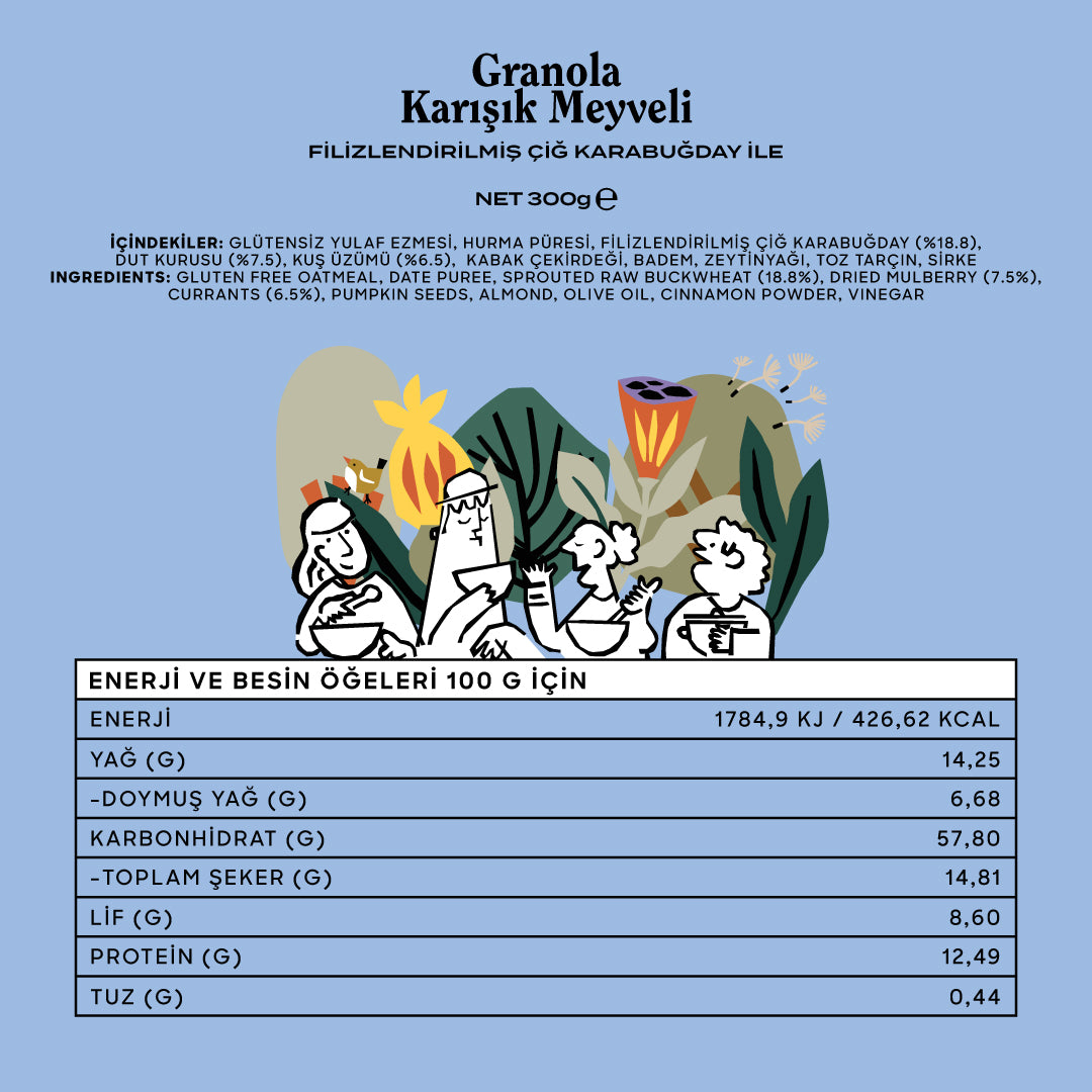 Karışık Meyveli Granola