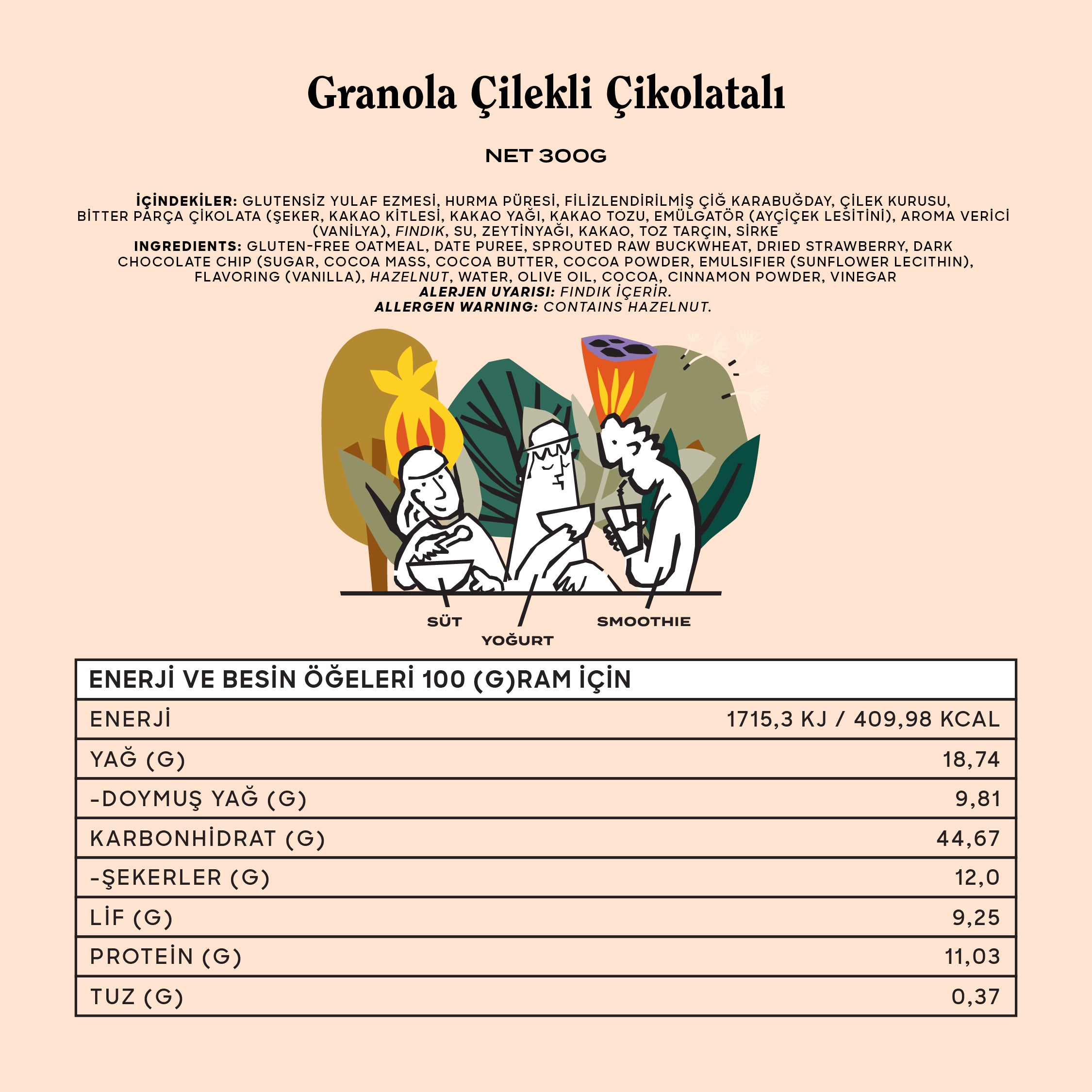 Glütensiz, Şeker Ilavesiz Granola 3'lü Avantaj Paketi