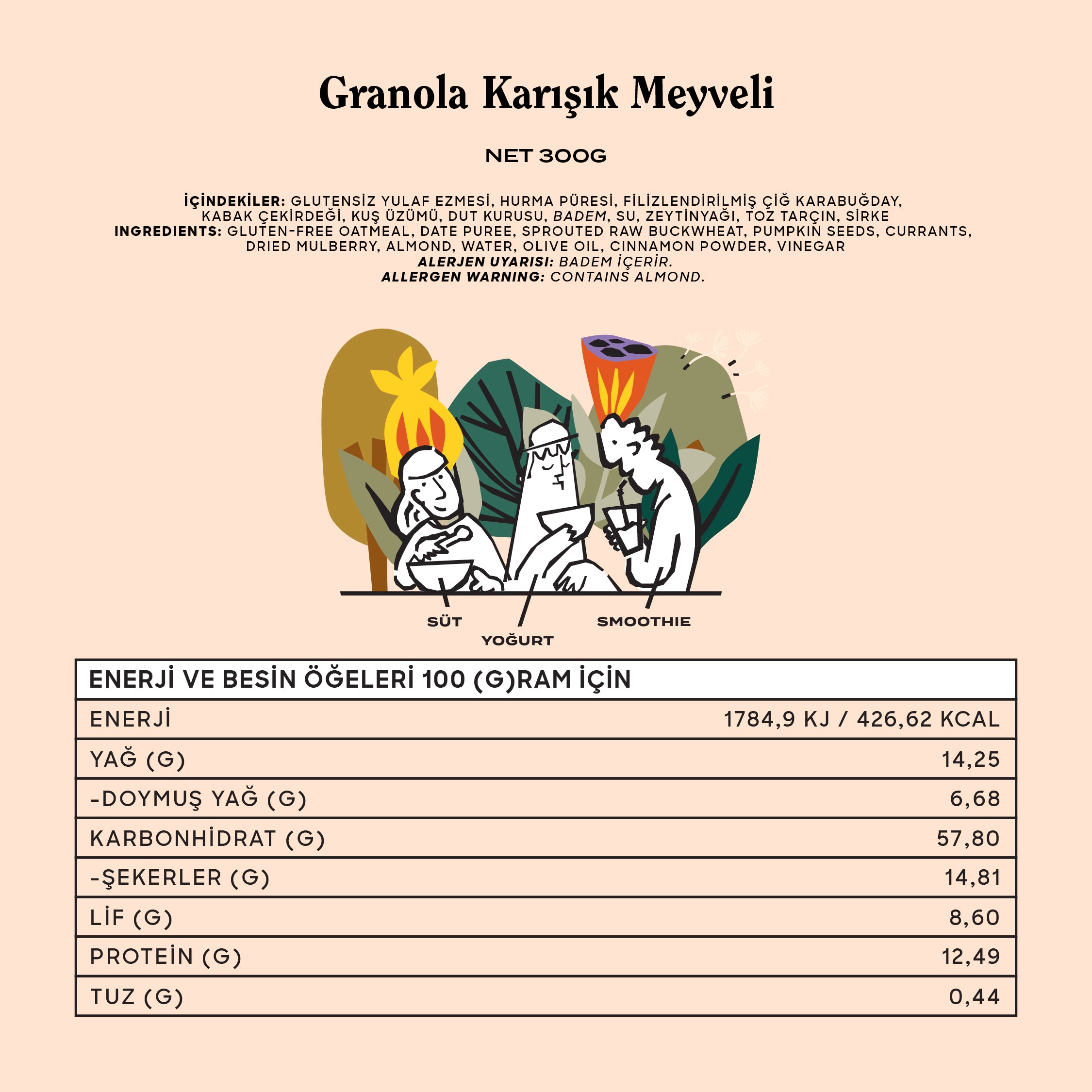 Granola Karışık Meyveli 5'li Süper Paket