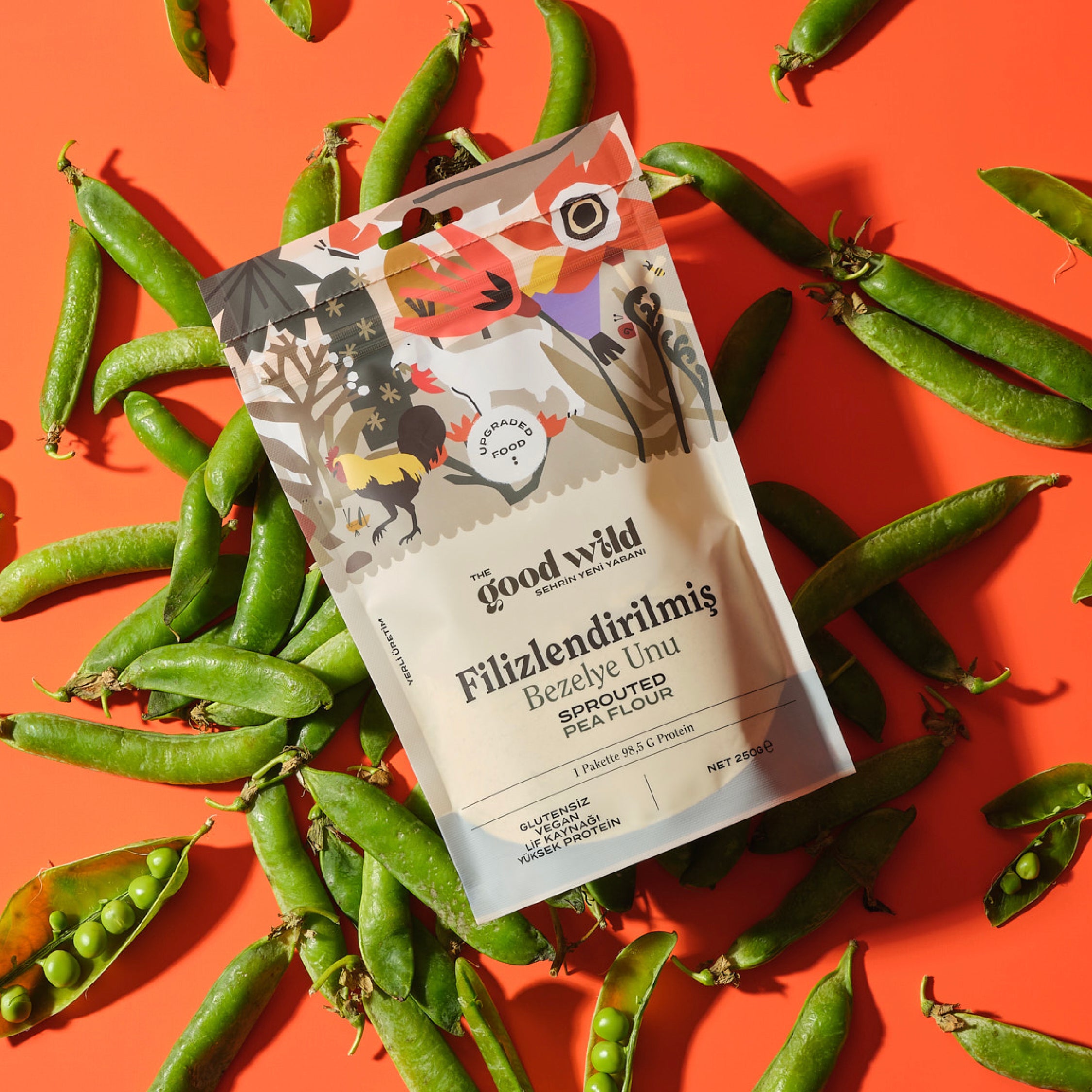 Glütensiz Filizlendirilmiş Bezelye Unu