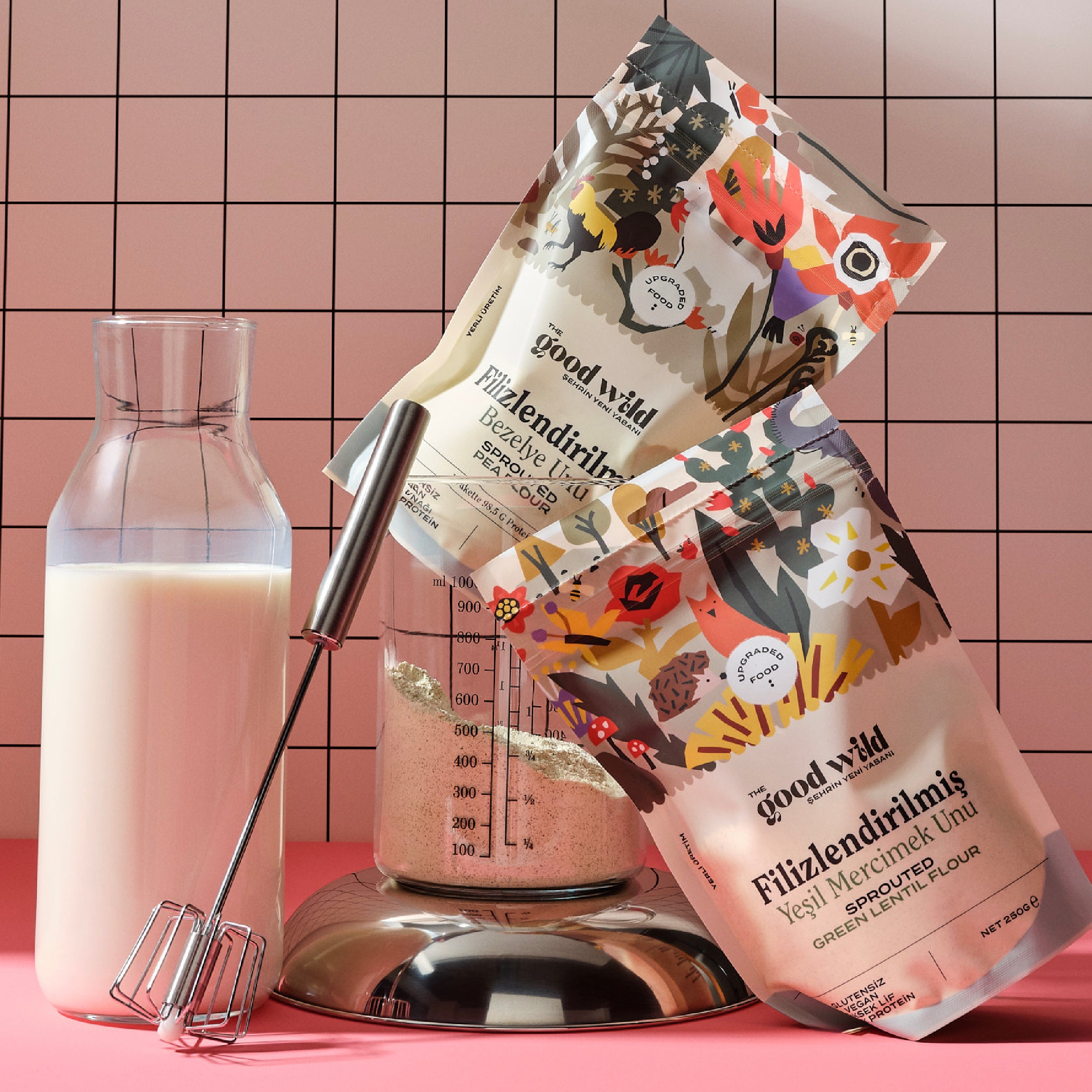 Glütensiz Filizlendirilmiş Yeşil Mercimek Unu